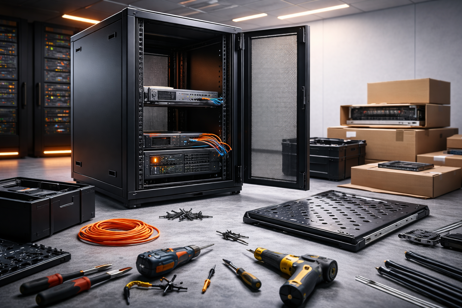 Guia Técnico: Como Dimensionar e Escolher o Rack para Servidor Ideal