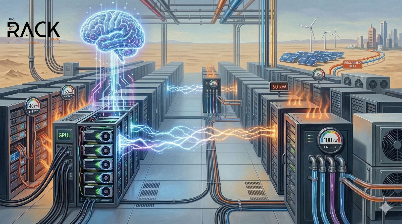 A Inteligência Artificial está transformando os data centers em gigantes consumidores de energia