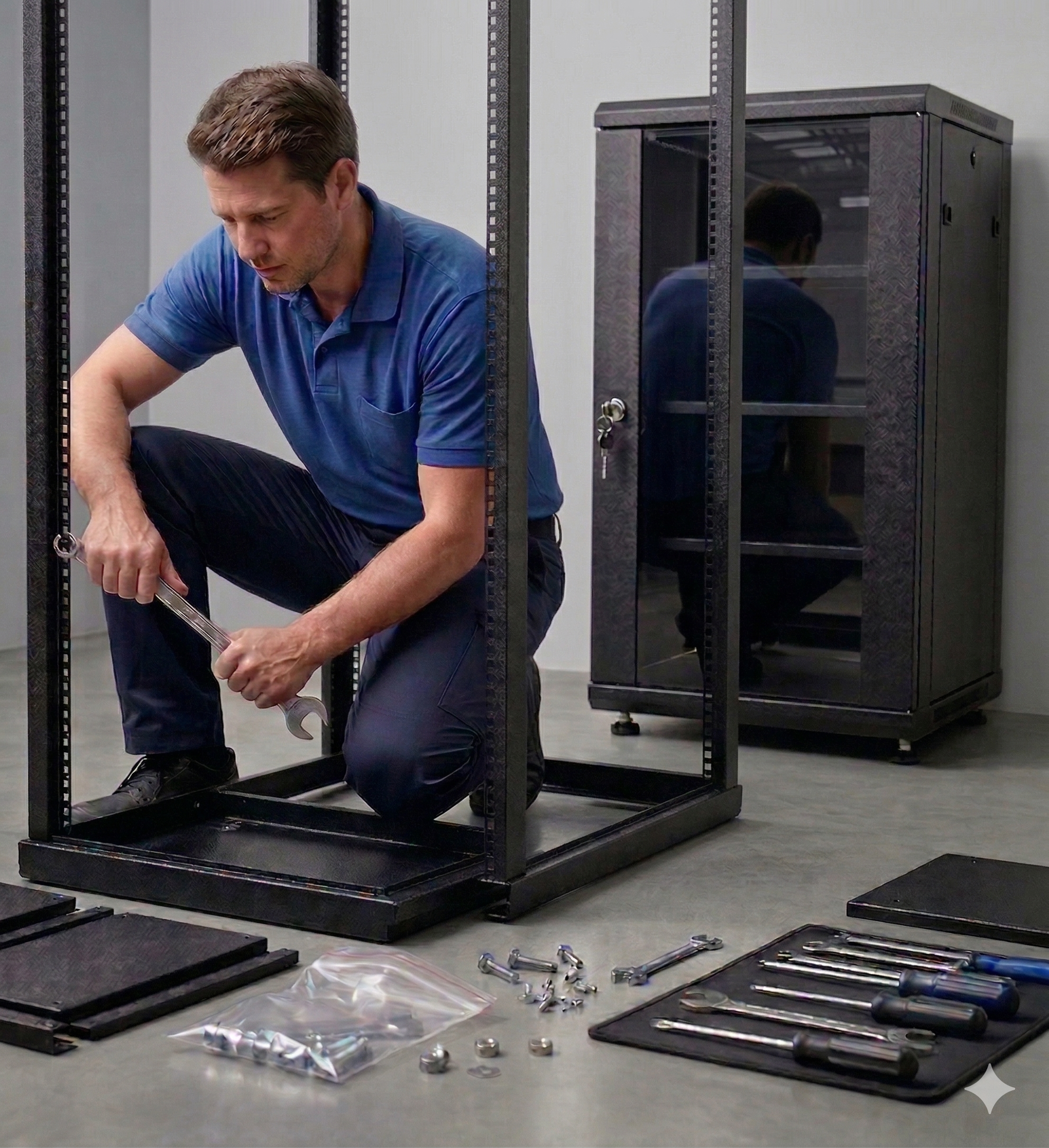 Rack para Servidores Soldado ou Desmontado?